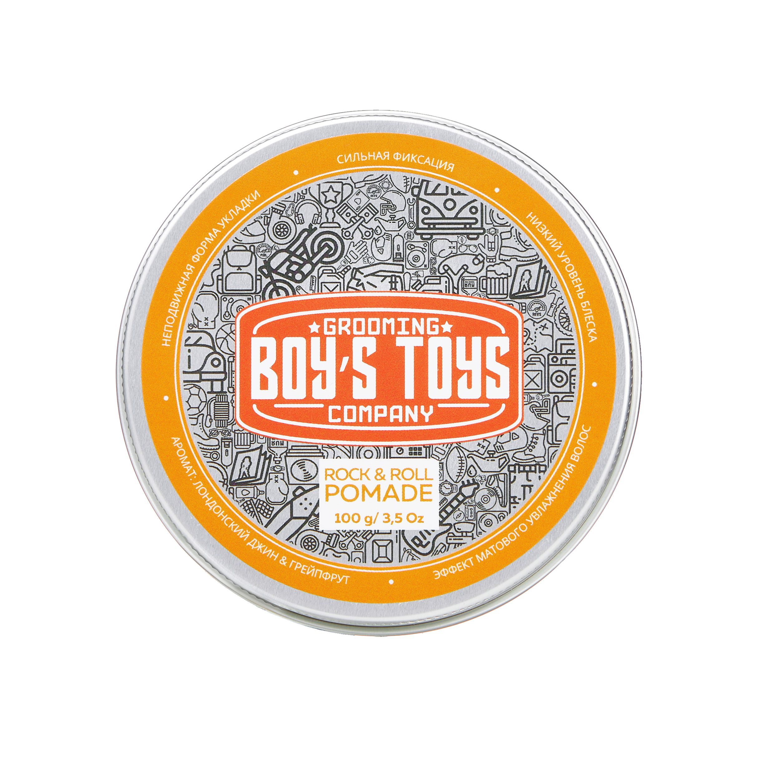 фото Помада для укладки волос boy's toys rock & roll pomade 100 мл