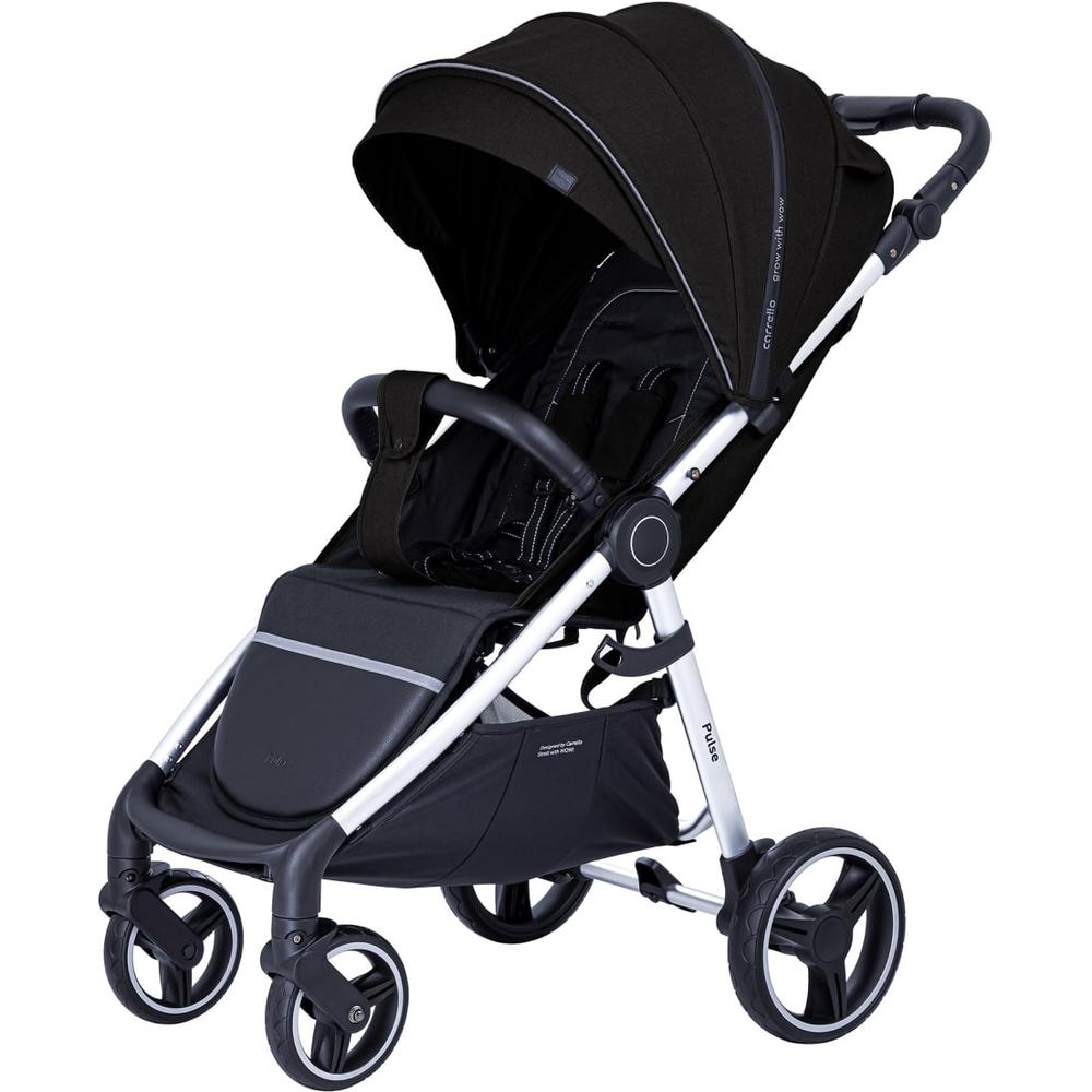 Прогулочная коляска Carrello Pulse CRL-5507 Leather Black дизайн 2022