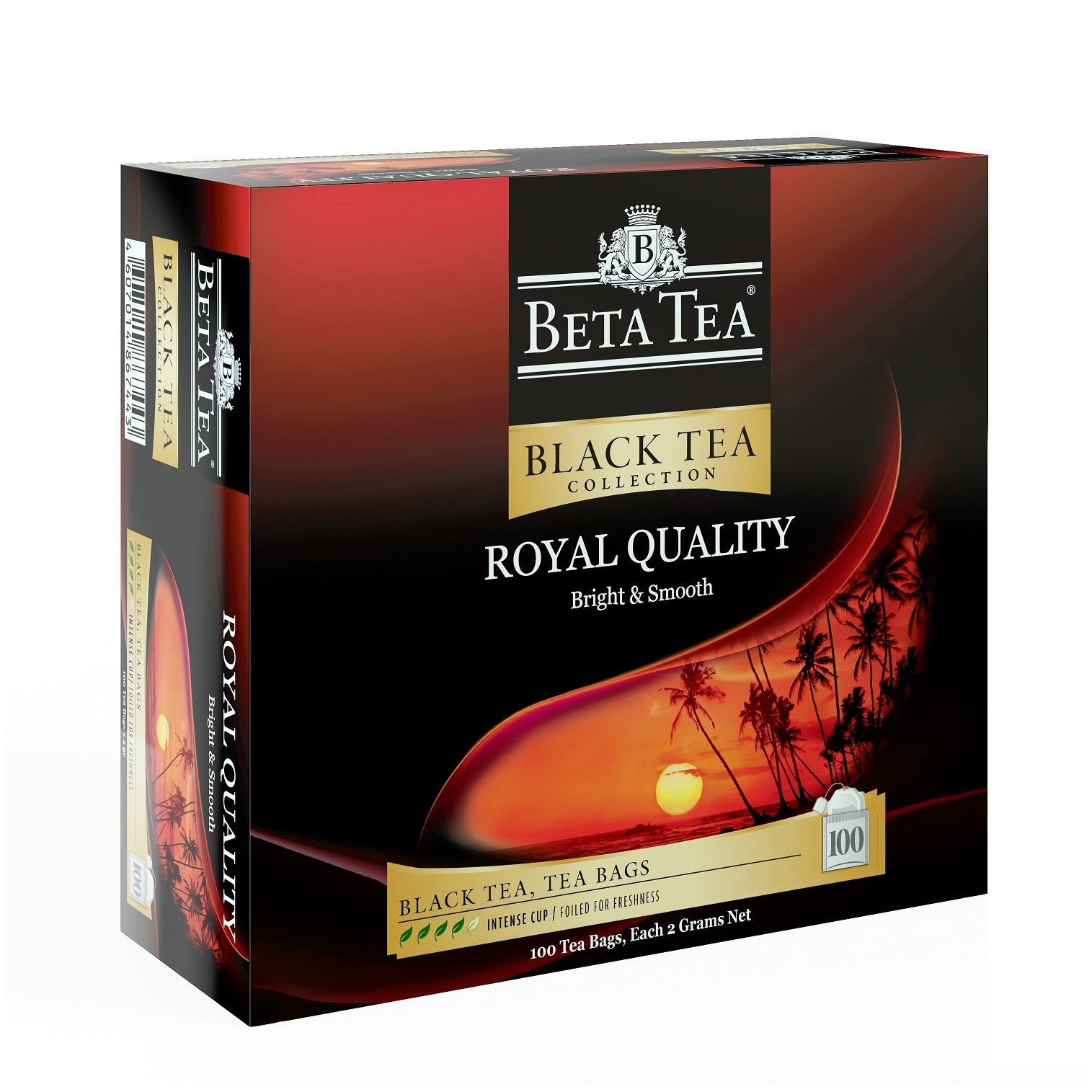 фото Чай чёрный beta tea золотое качество мелколистовой, 100 пакетиков