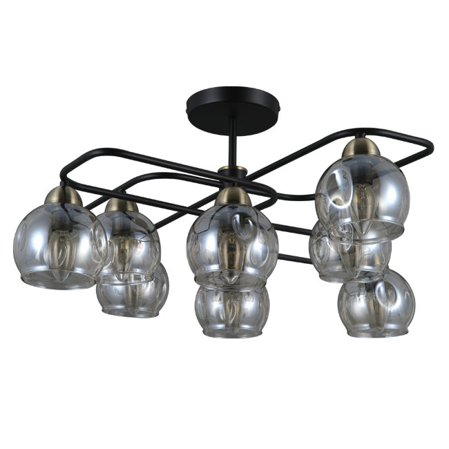 

Потолочная люстра Seven Fires TEOLO SF4011/8C-BK-AB, SF4011/8C-BK-AB