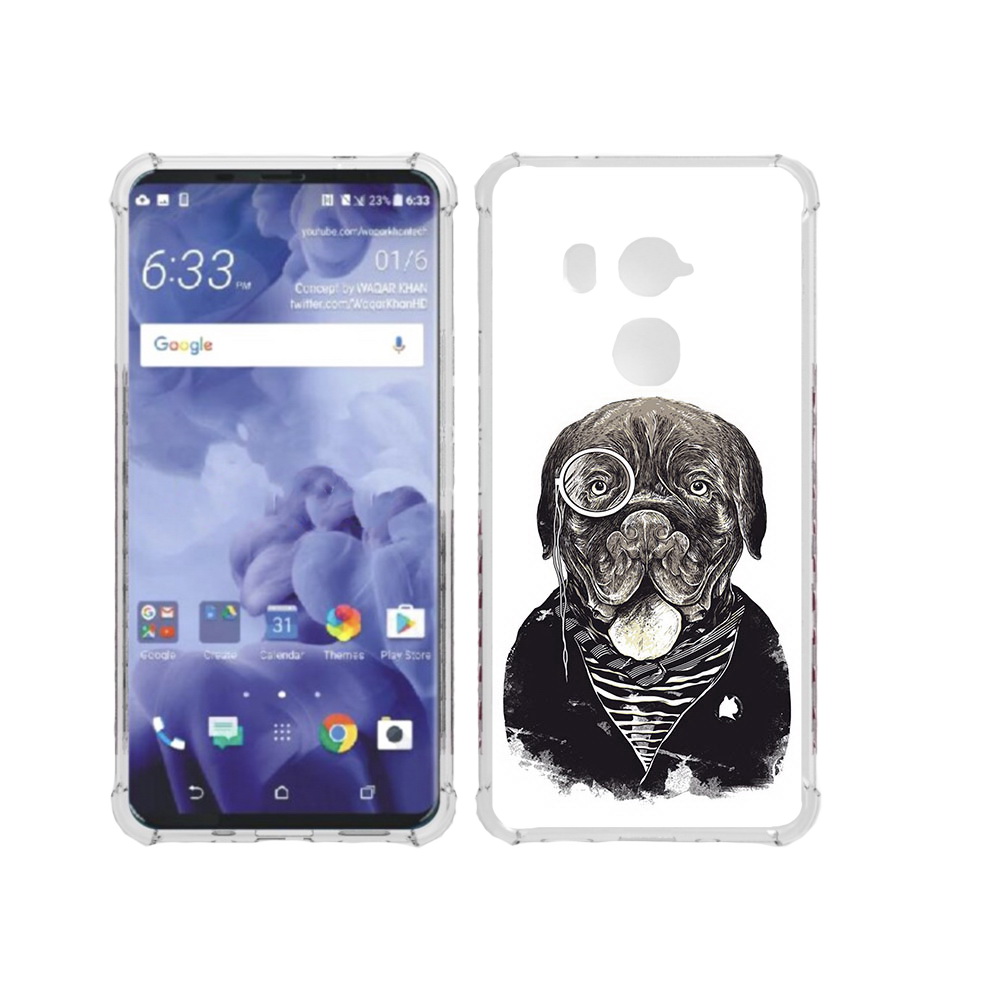 

Чехол MyPads Tocco для HTC U11 Plus солидный песик, Прозрачный, Tocco