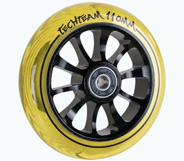 Колесо для самоката X-Treme 110*24мм Winner, yellow transparent