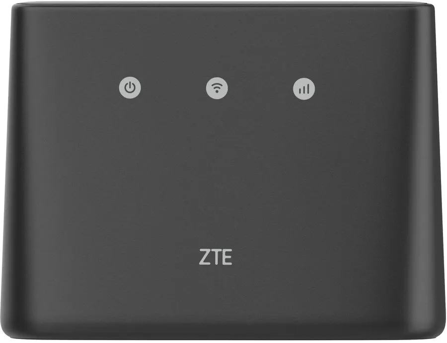 фото Wi-fi роутер zte mf293n 10/100/1000base-tx/3g/4g, cat.4, черный