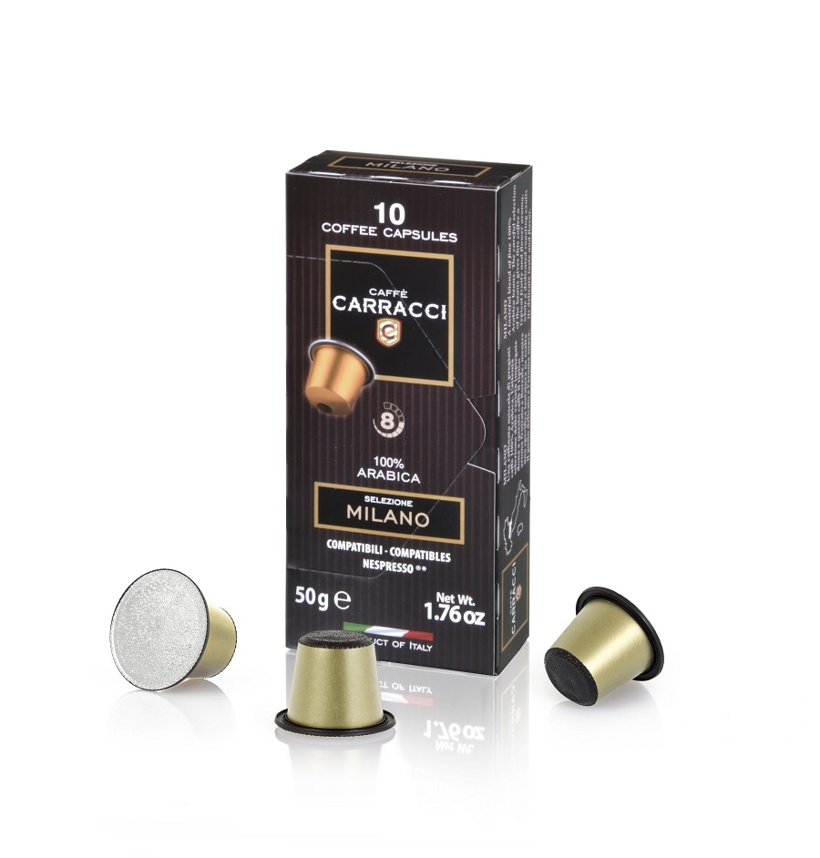 

Кофе в капсулах Carracci Милан для системы Nespresso, 10 шт.