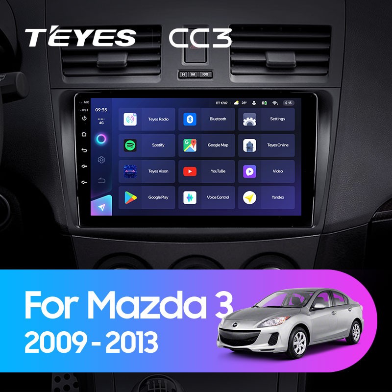 Штатная магнитола Teyes CC3 432 Mazda 3 2 2009-2013 3847700₽