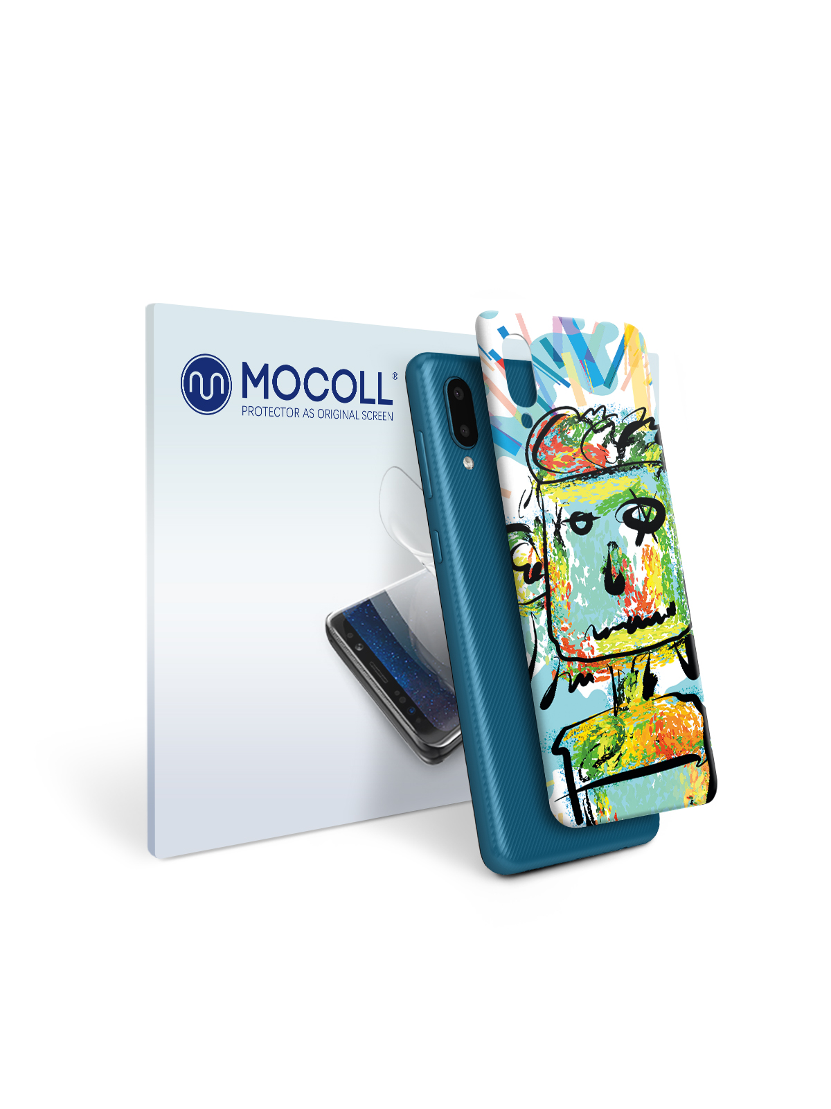 

Пленка защитная MOCOLL для задней панели Samsung Galaxy A02 Рисунок портрет
