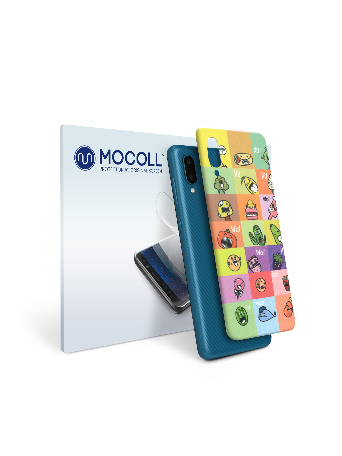 

Пленка защитная MOCOLL для задней панели Samsung Galaxy A02 Рисунок овощи