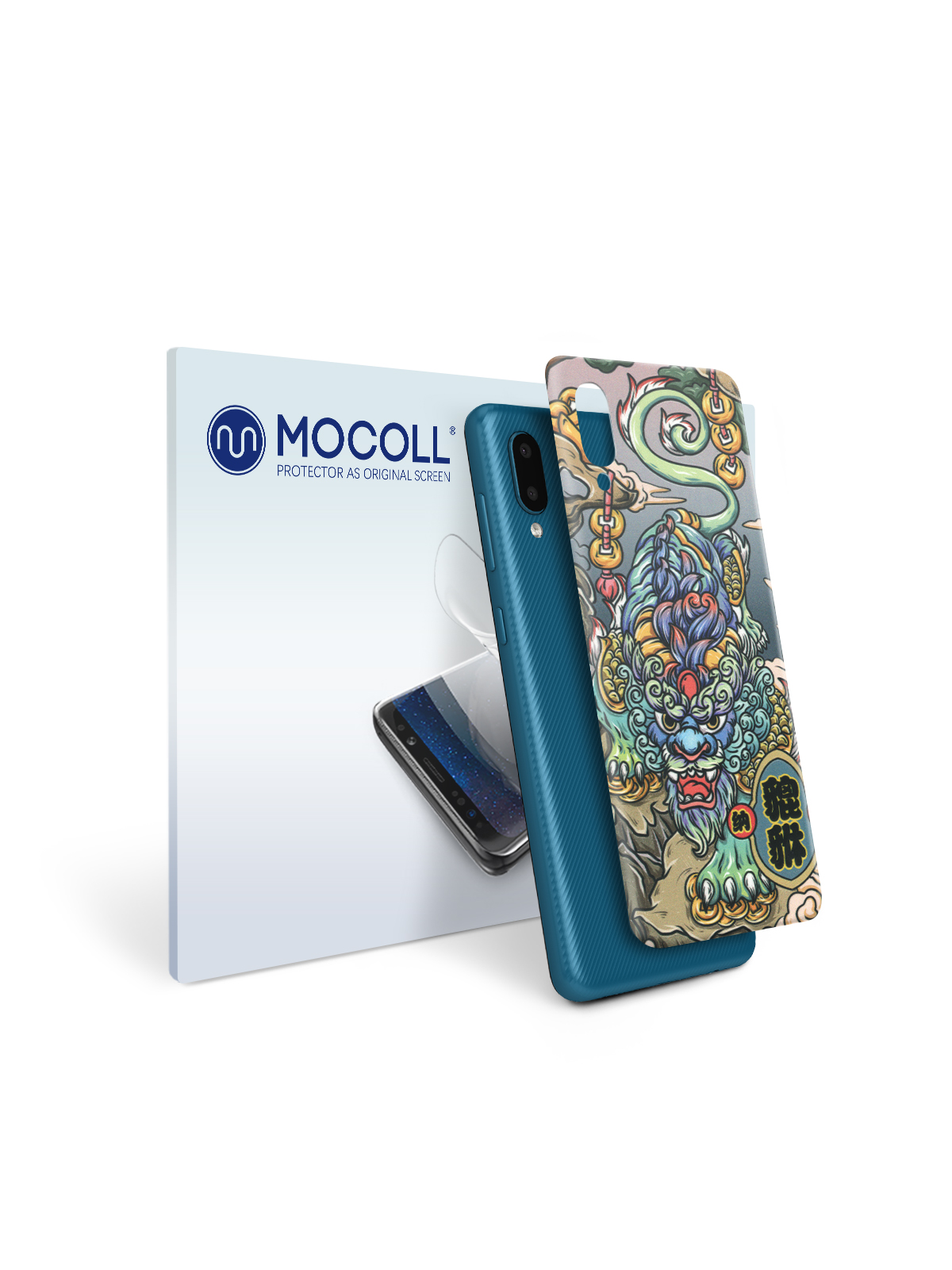 

Пленка защитная MOCOLL для задней панели Samsung Galaxy A02 Рисунок дракон