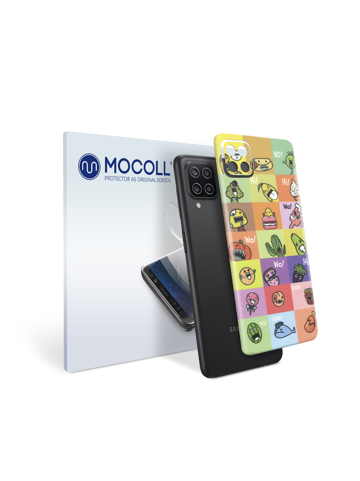 

Пленка защитная MOCOLL для задней панели Samsung Galaxy A12 Рисунок овощи