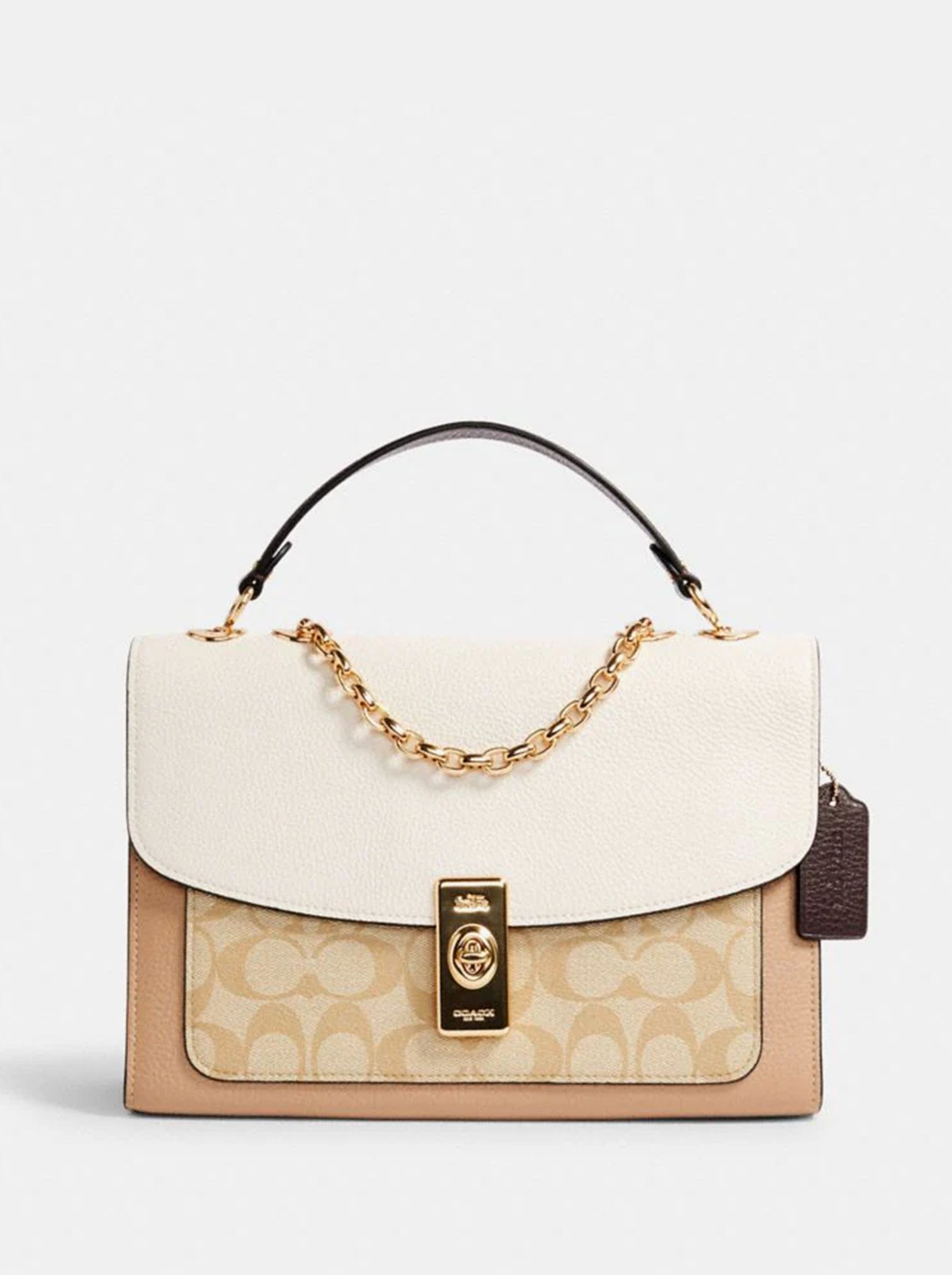 

Сумка женская Coach Lane_CH0150 белая, Коричневый, Lane_CH0150