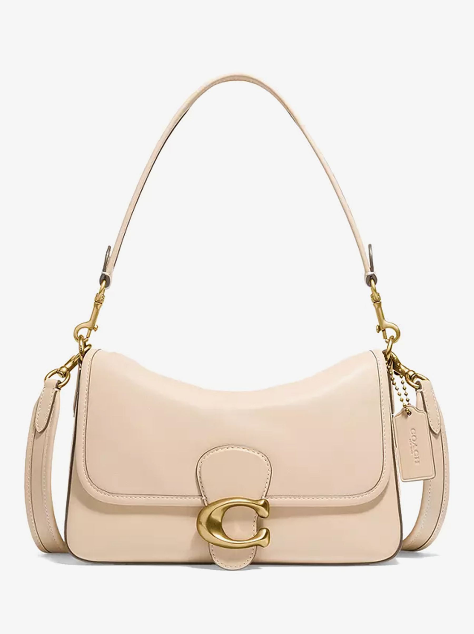

Сумка женская Coach Soft Tabby_CH0147 бежевая, Бежевый, Soft Tabby_CH0147