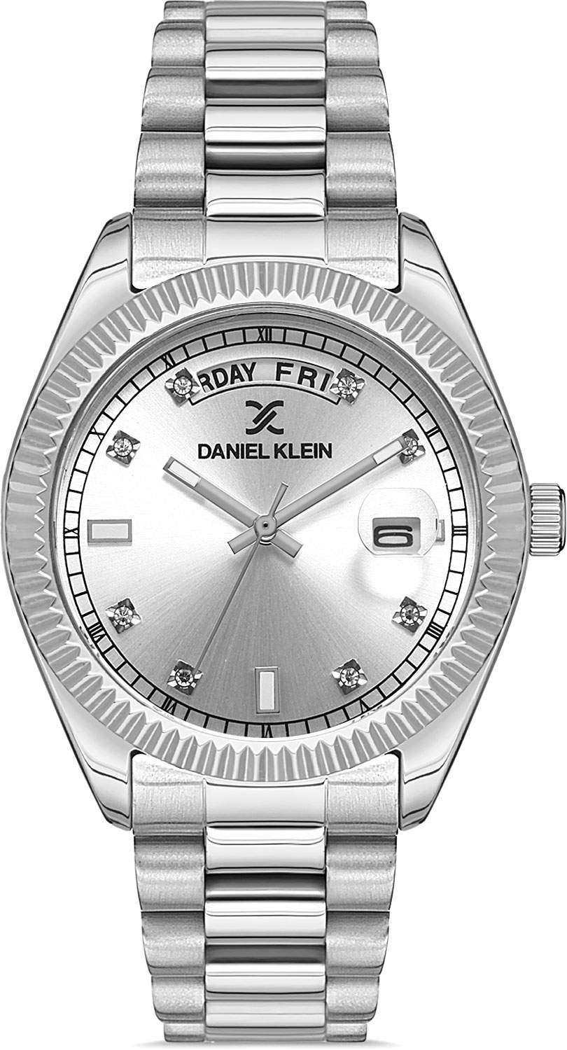 фото Наручные часы женские daniel klein dk.1.12934-1 серебристые