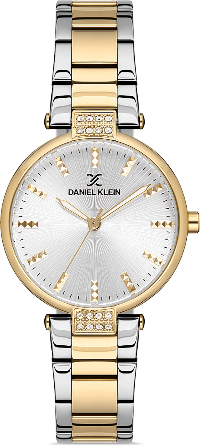Наручные часы женские Daniel Klein DK.1.12921-6 серебристые/золотистые
