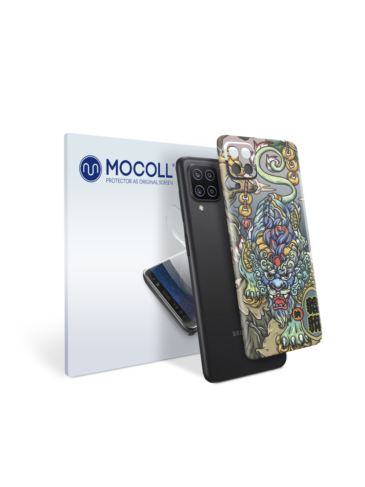 

Пленка защитная MOCOLL для задней панели Samsung Galaxy A12 Рисунок дракон