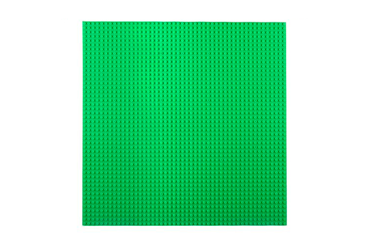 фото Пластина-основание kazi для конструктора 25 см., цвет зеленый 55008