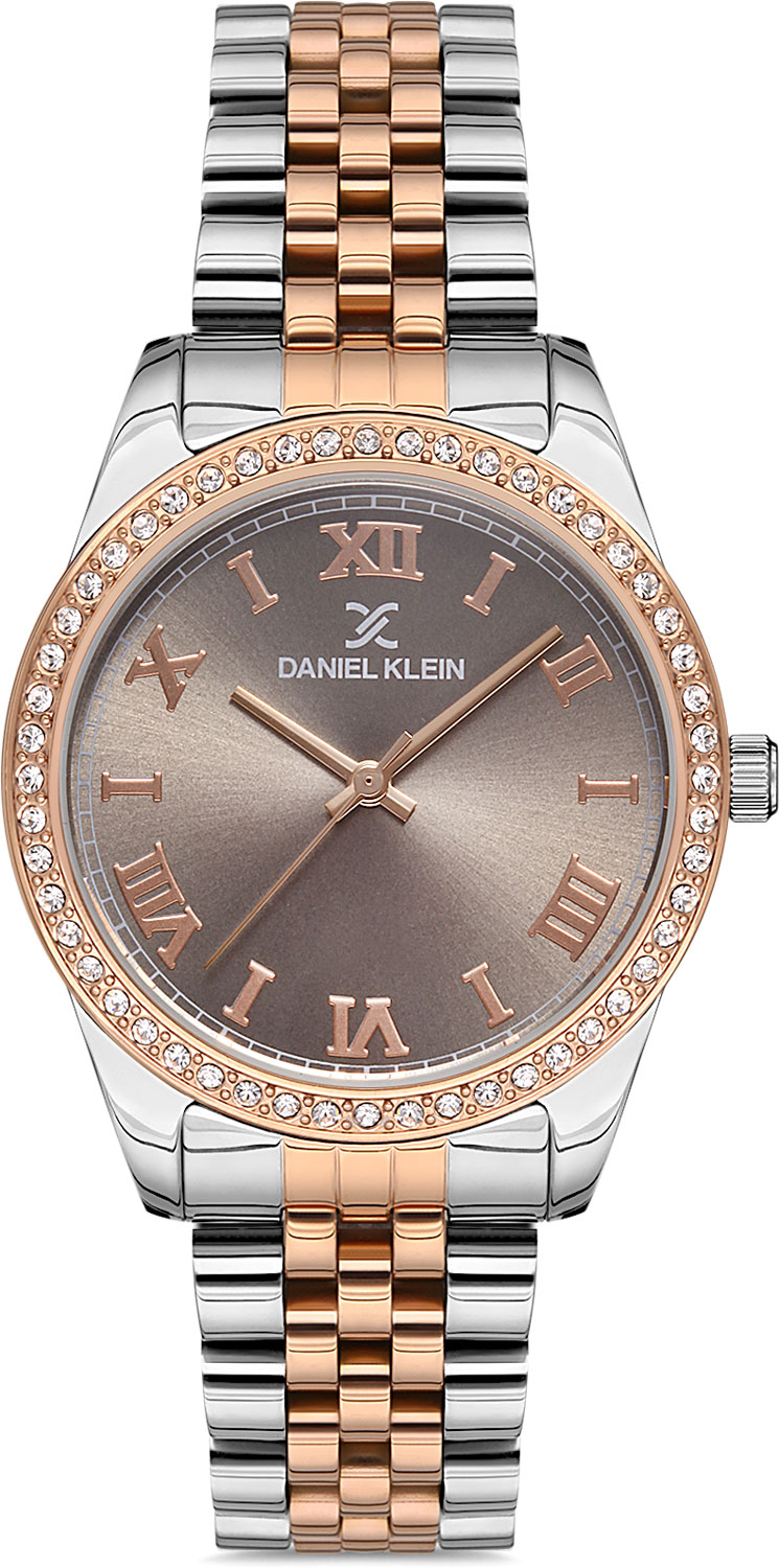 фото Наручные часы женские daniel klein dk.1.12909-6 серебристые/золотистые