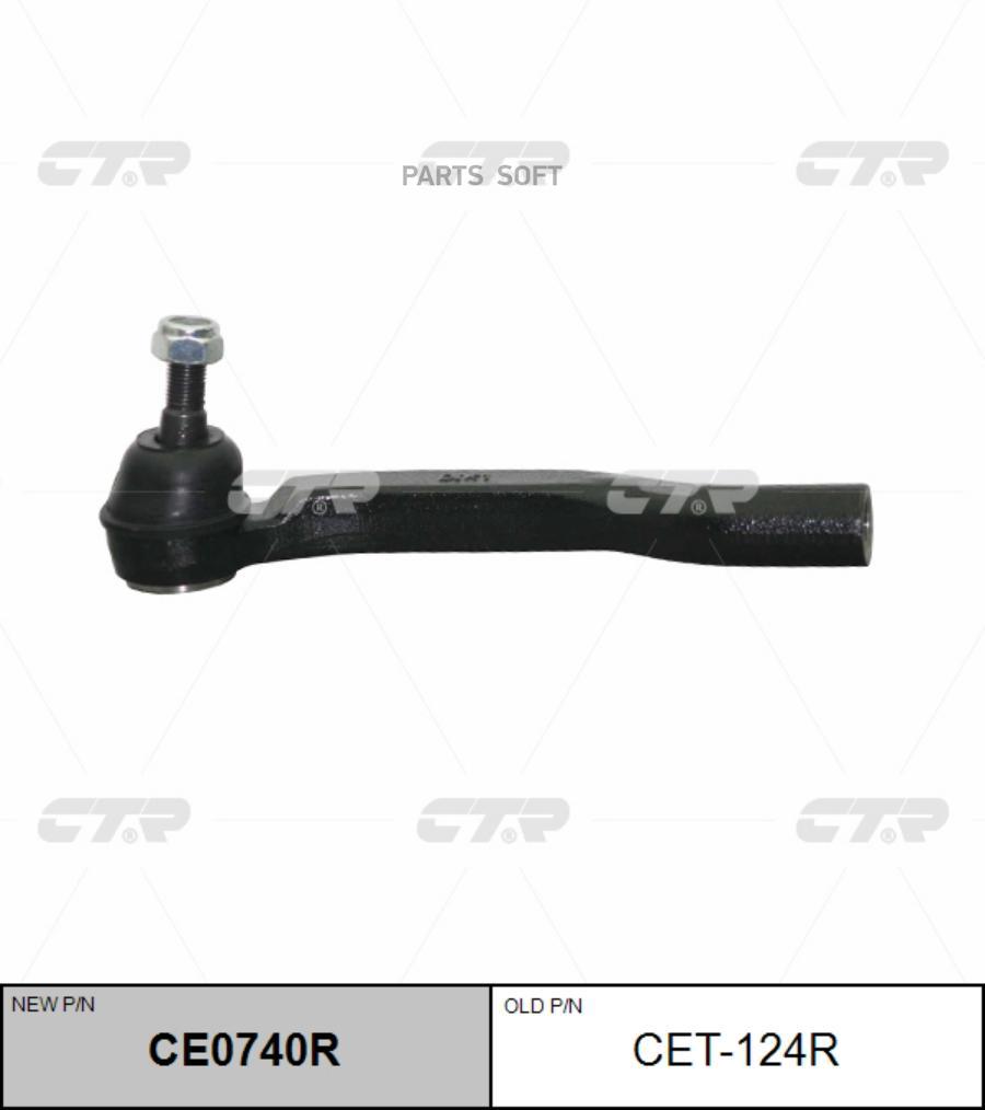 

CTR Наконечник рулевой CTR CE0740R