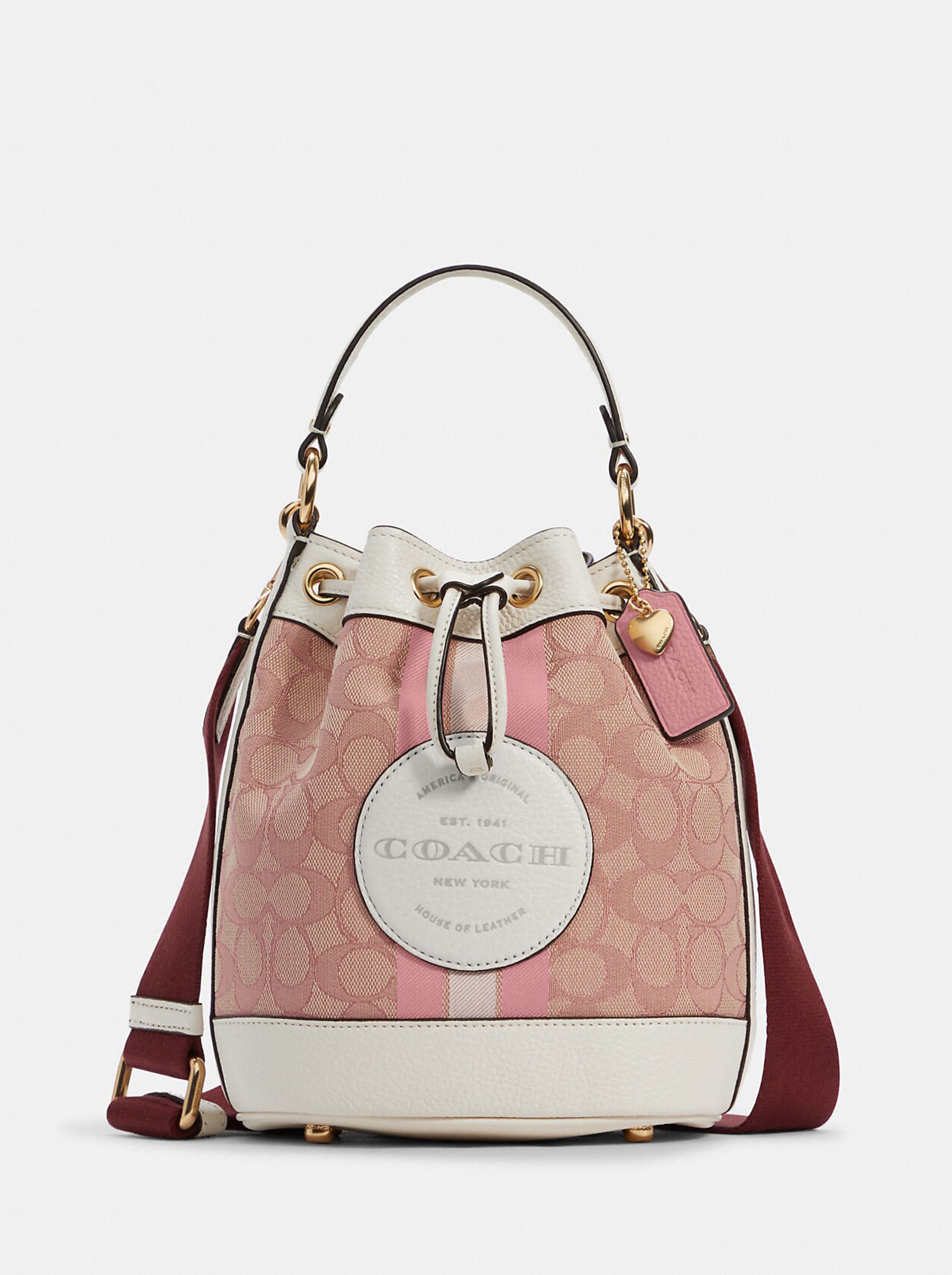 

Сумка женская Coach Dempsey Bucket_CH0142 розовая, Синий, Dempsey Bucket_CH0142