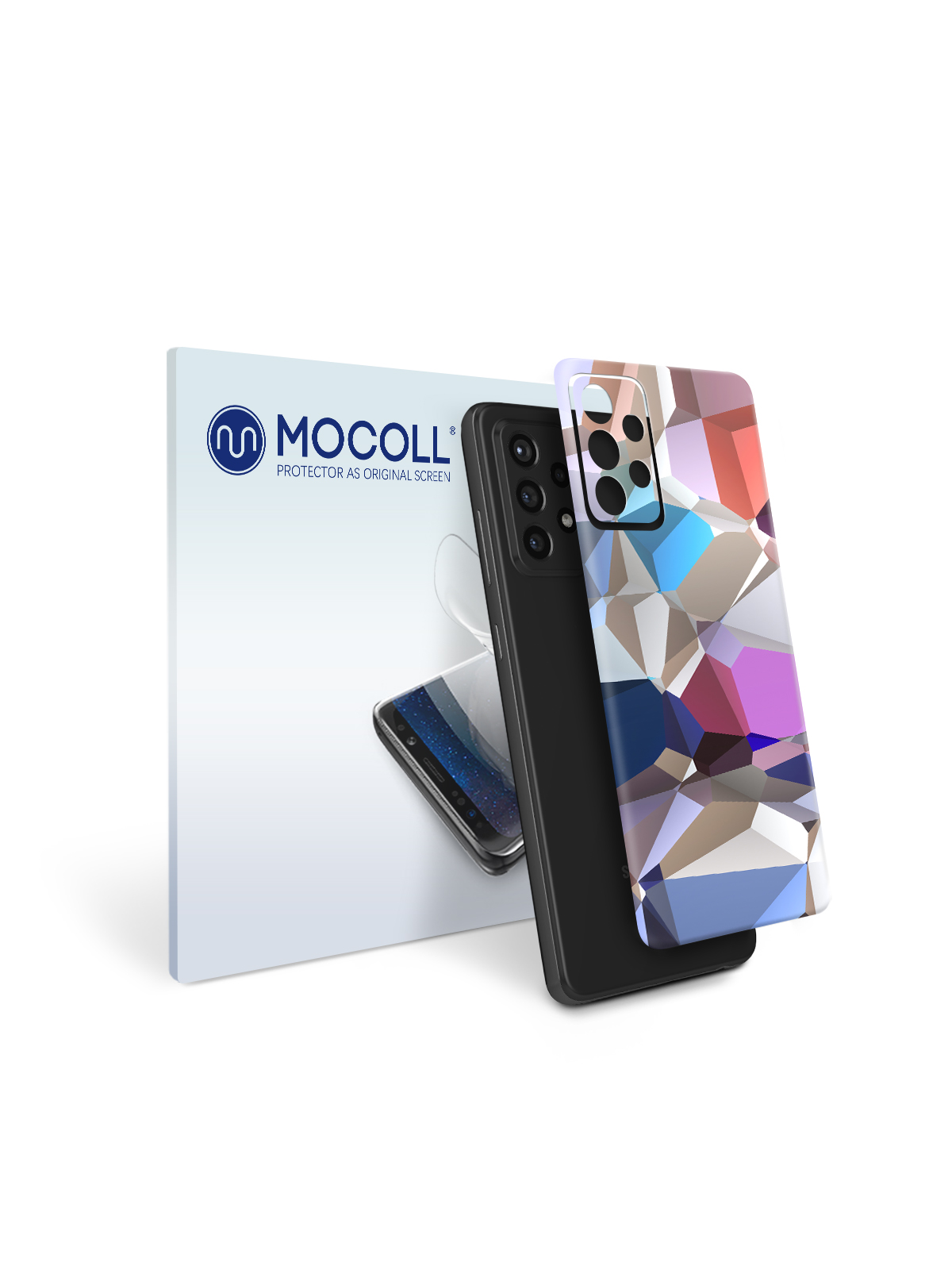 

Пленка защитная MOCOLL для задней панели Samsung Galaxy A52 5G Цветная мозаика