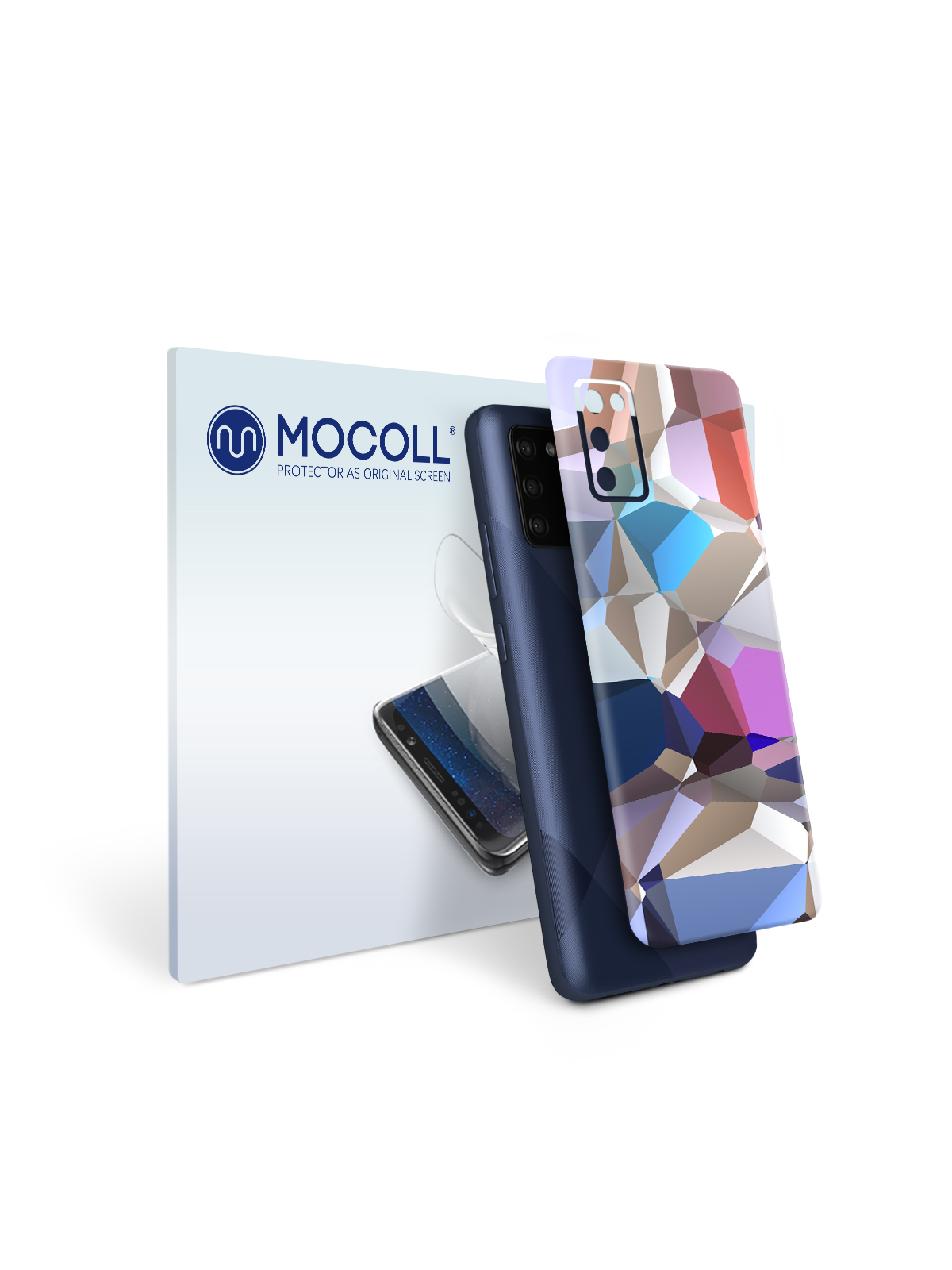 

Пленка защитная MOCOLL для задней панели Samsung Galaxy A02S Цветная мозаика