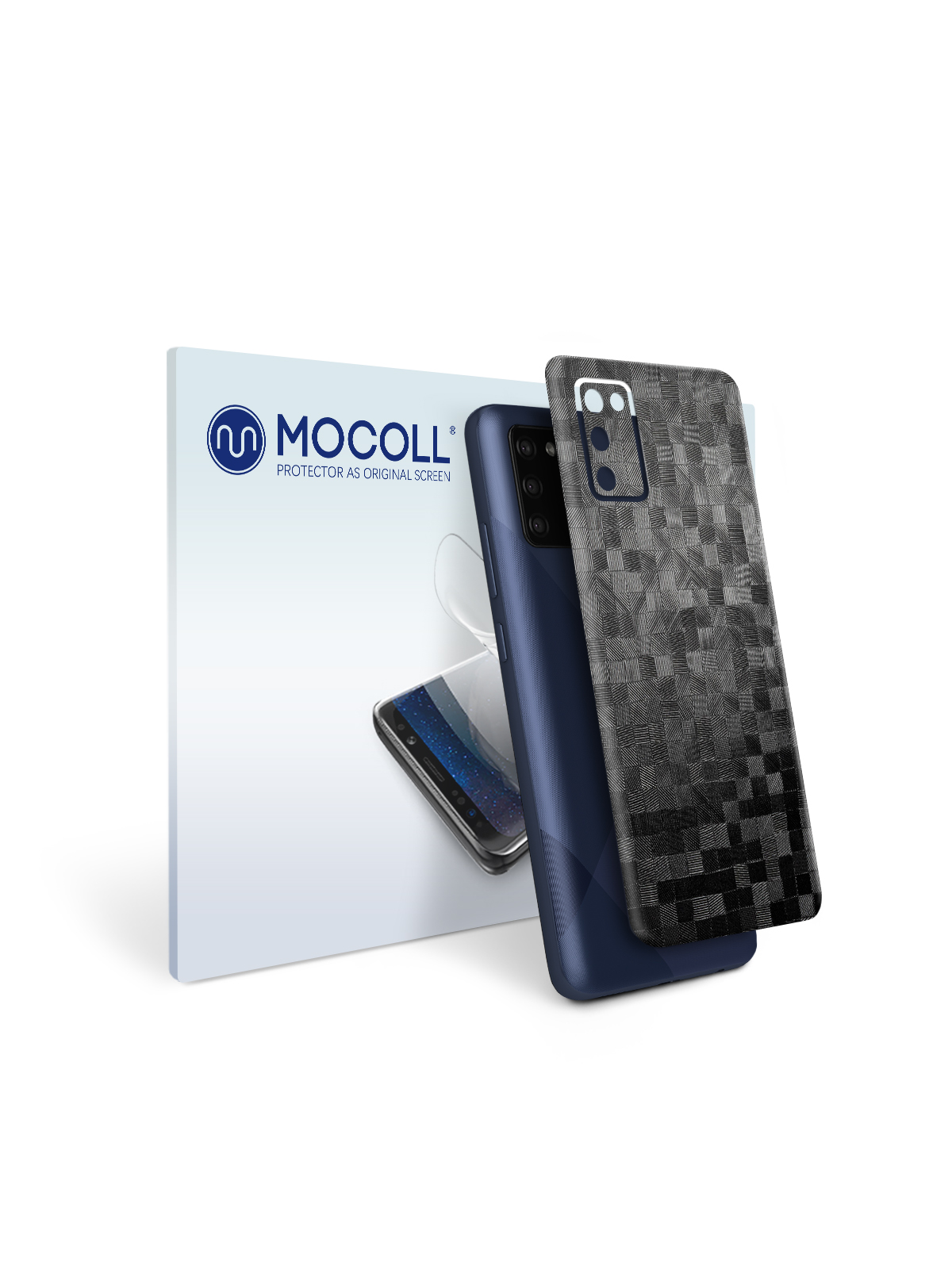 

Пленка защитная MOCOLL для задней панели Samsung Galaxy A02S Тень графит