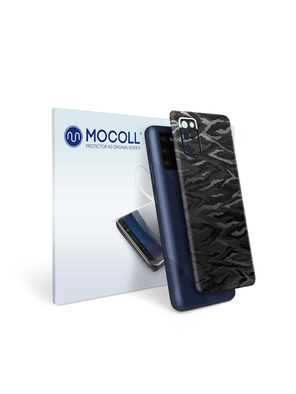 

Пленка защитная MOCOLL для задней панели Samsung Galaxy A02S Тень полоски