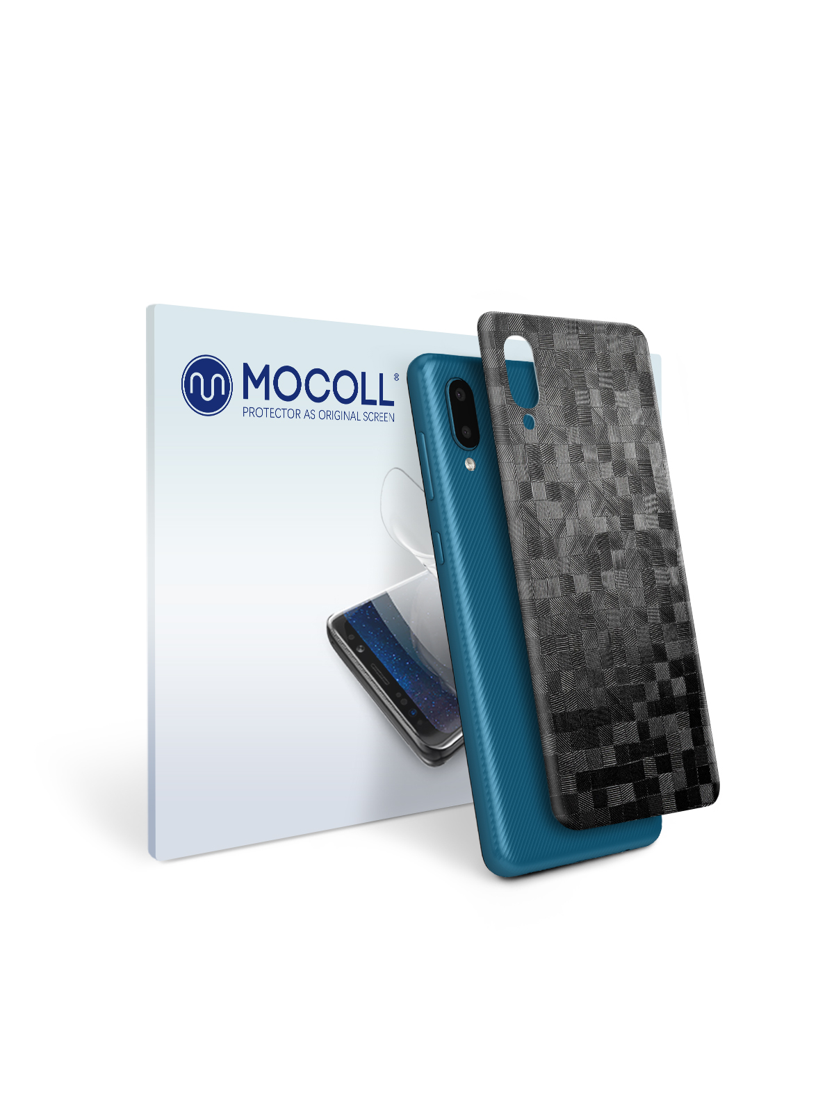

Пленка защитная MOCOLL для задней панели Samsung Galaxy A02 Тень графит