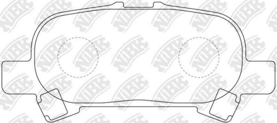 Тормозные колодки NiBK PN0427