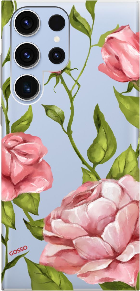

Чехол на Samsung Galaxy S23 Ultra "Amazing Roses" прозрачный, Прозрачный;белый, 158345