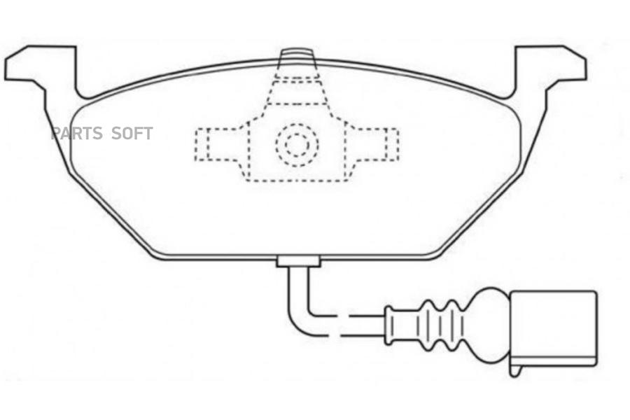 

Тормозные колодки NiBK PN0148W