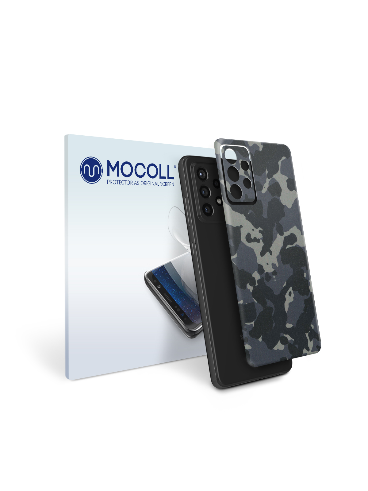 

Пленка защитная MOCOLL для задней панели Samsung Galaxy A52 5G Хаки Черный