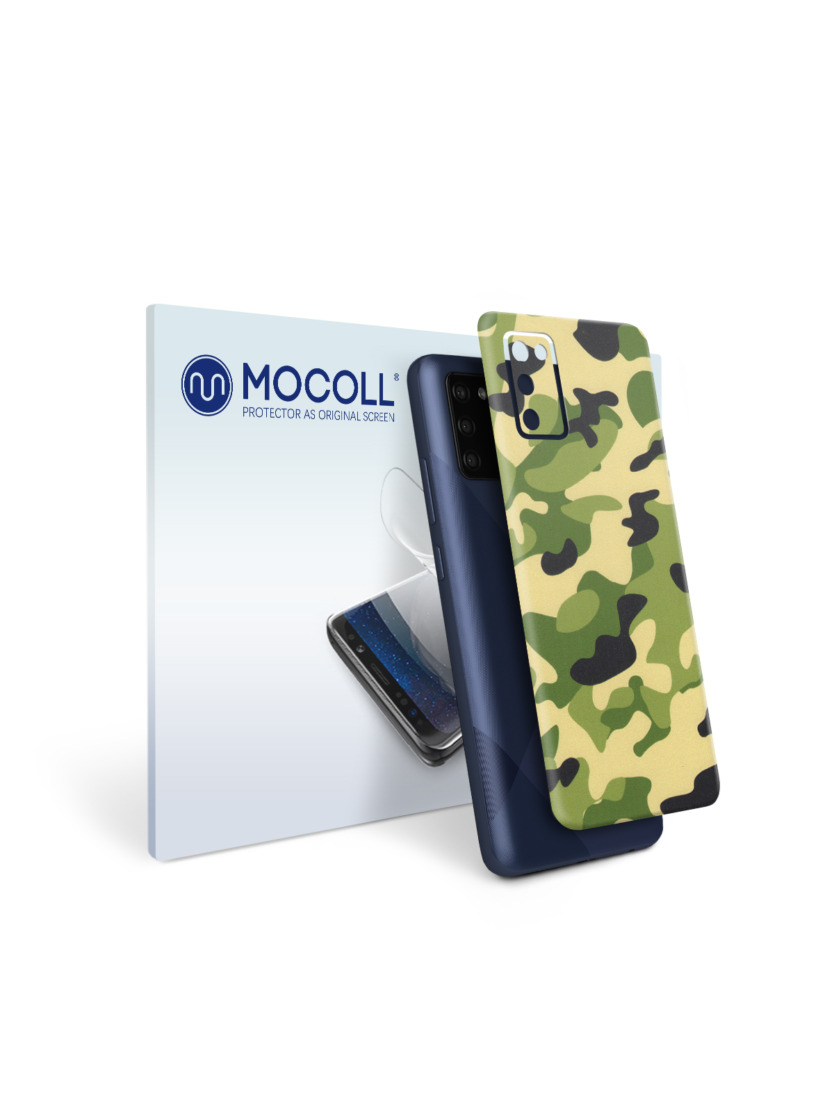 

Пленка защитная MOCOLL для задней панели Samsung Galaxy A02S Хаки Зеленый
