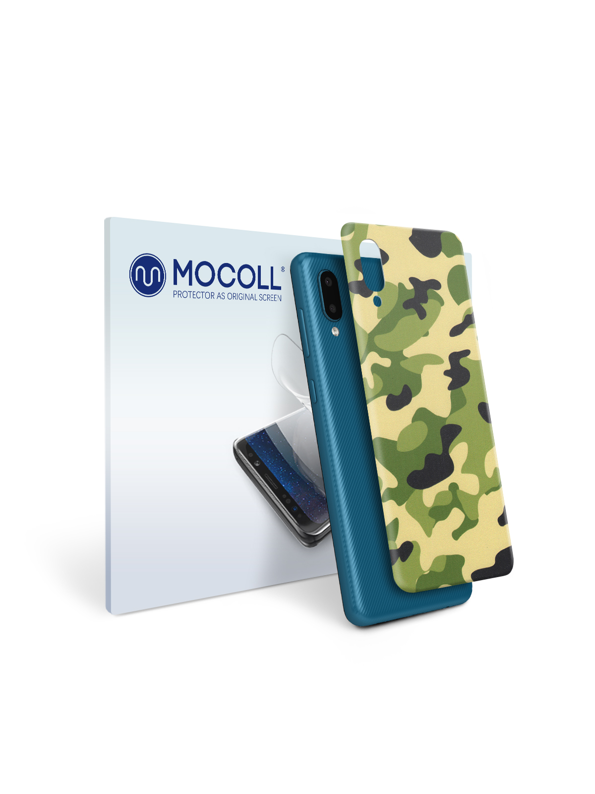 

Пленка защитная MOCOLL для задней панели Samsung Galaxy A02 Хаки Зеленый