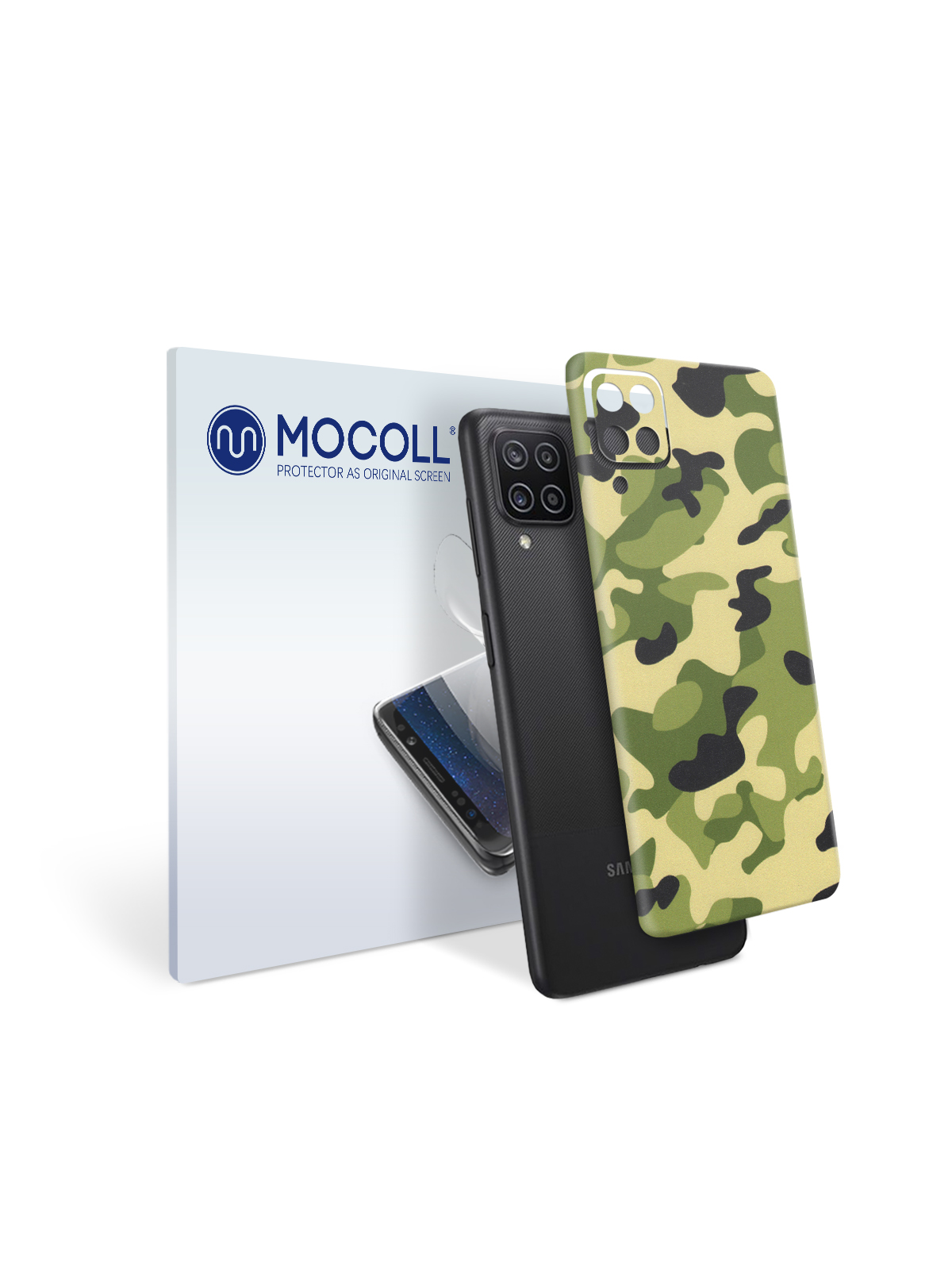 

Пленка защитная MOCOLL для задней панели Samsung Galaxy A12 Хаки Зеленый
