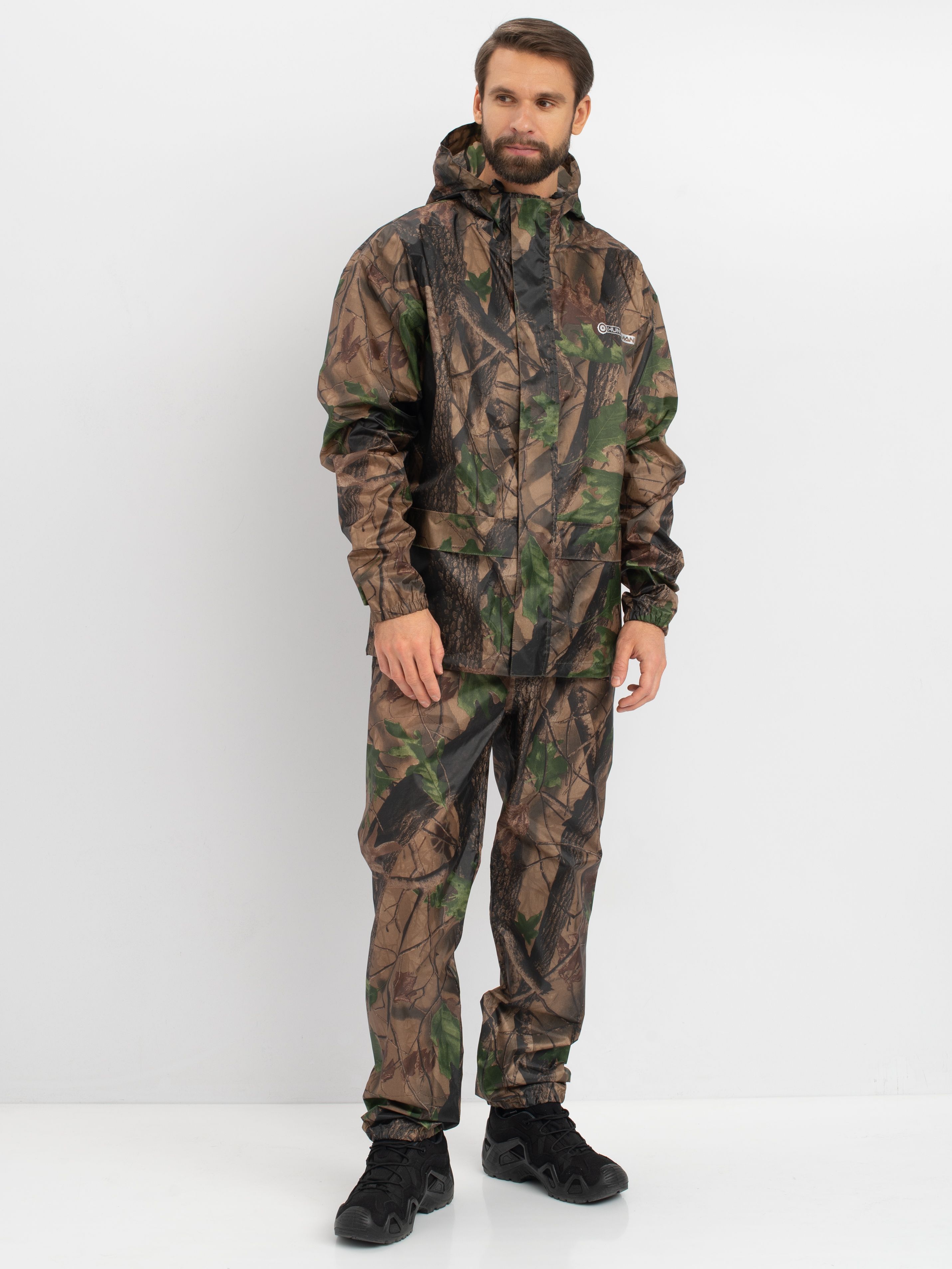 

Костюм Huntsman ВВЗ Шторм ткань Таффета PVC (20000мм) цвет Лес 48-50/176, Хаки, ВВЗ Шторм