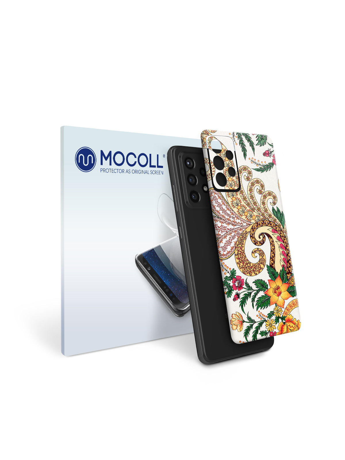 

Пленка защитная MOCOLL для задней панели Samsung Galaxy A72 5G Богемный узор Планта