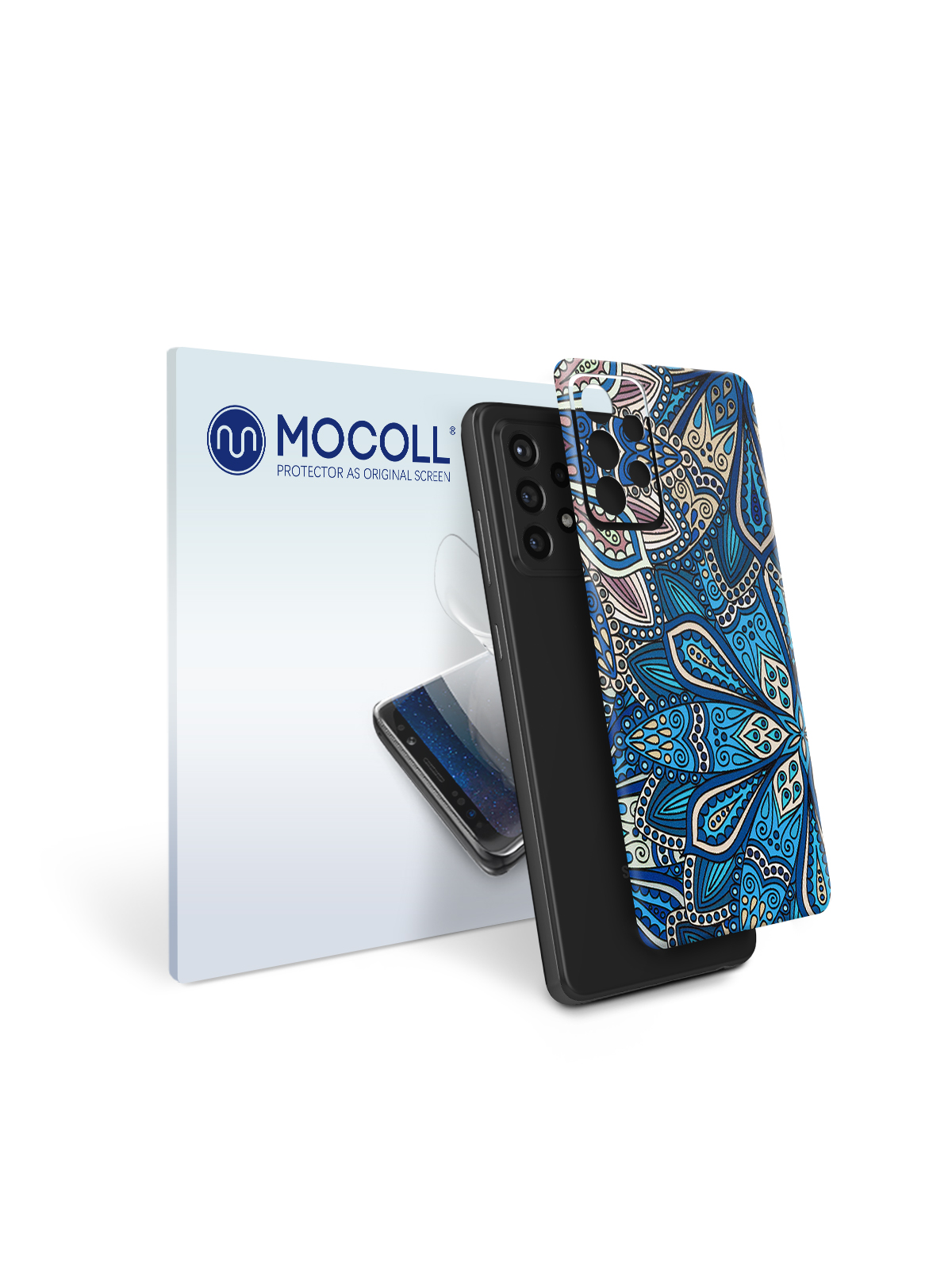 

Пленка защитная MOCOLL для задней панели Samsung Galaxy A72 5G Богемный узор Флораль