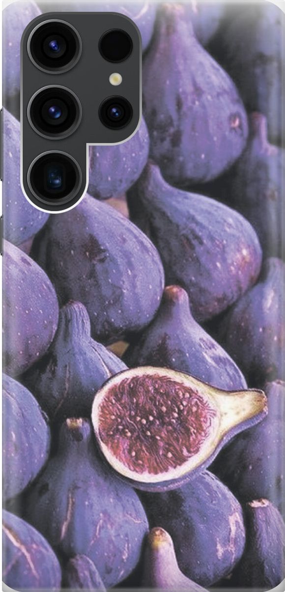 

Чехол на Samsung Galaxy S23 Ultra с эффектом блеска "Спелый инжир", Фиолетовый, 158343