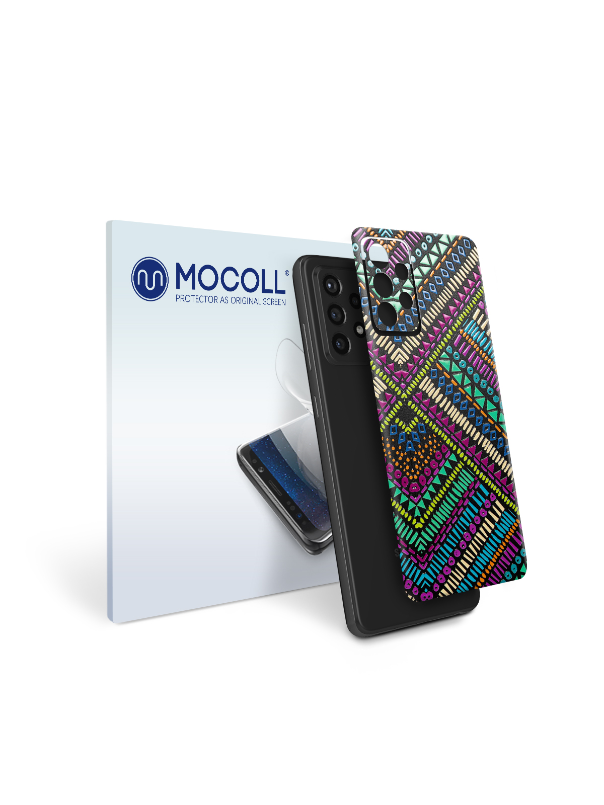 

Пленка защитная MOCOLL для задней панели Samsung Galaxy A52 5G Богемный узор Бохо