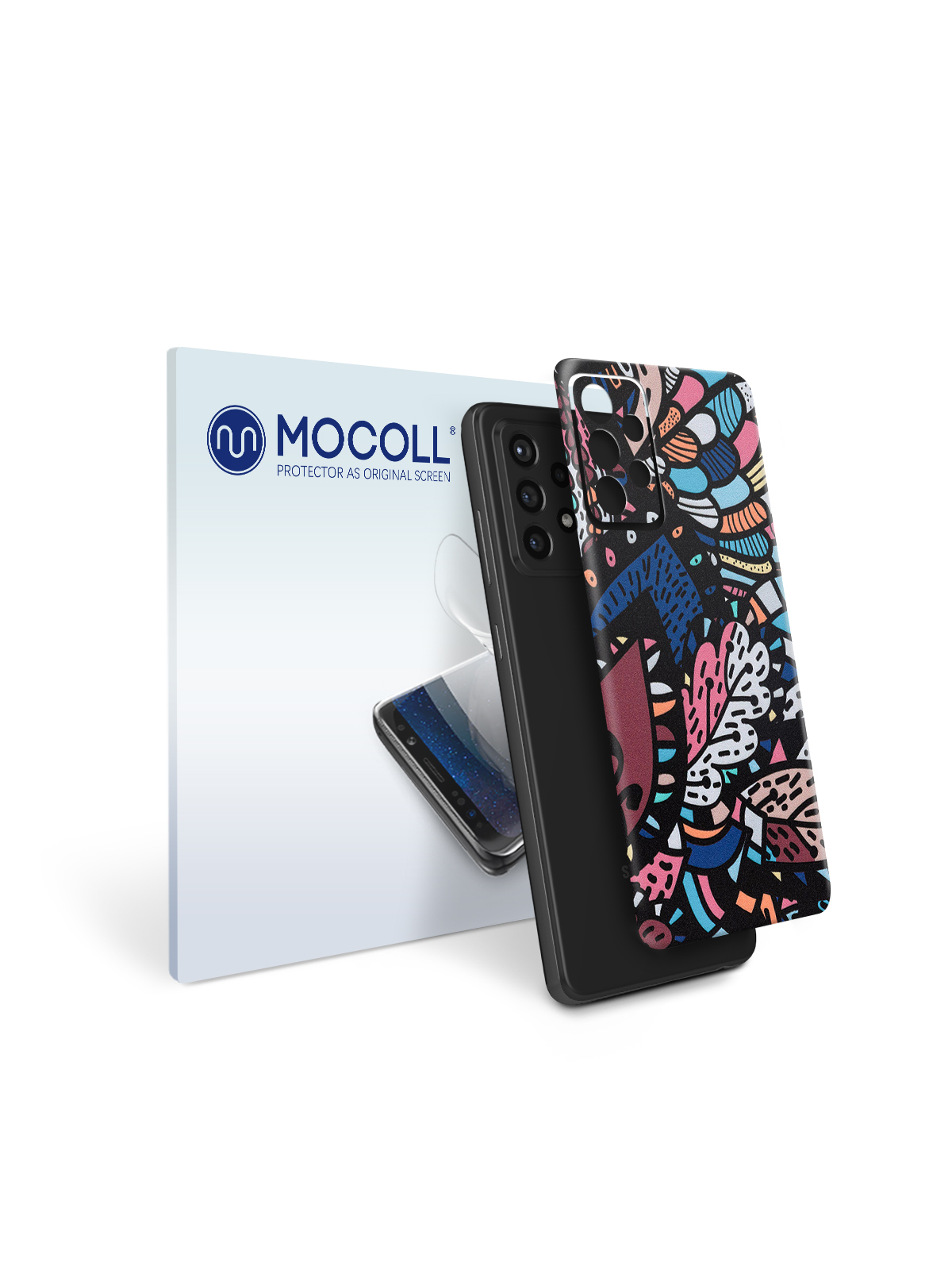 

Пленка защитная MOCOLL для задней панели Samsung Galaxy A52 5G Богемный узор Пальметта