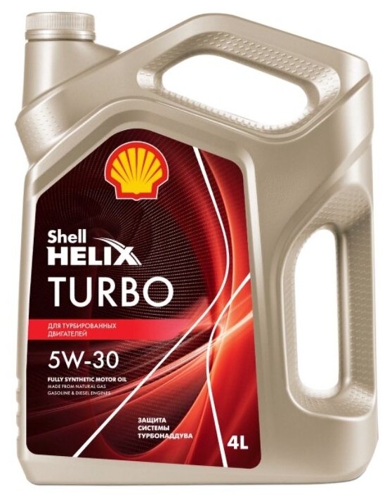 фото Моторное масло shell helix turbo 5w30 4 л