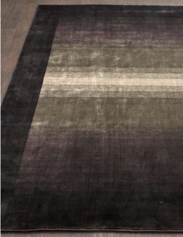 фото Ковер gradiation tencel hl 712 border-dk-grey adarsh exports