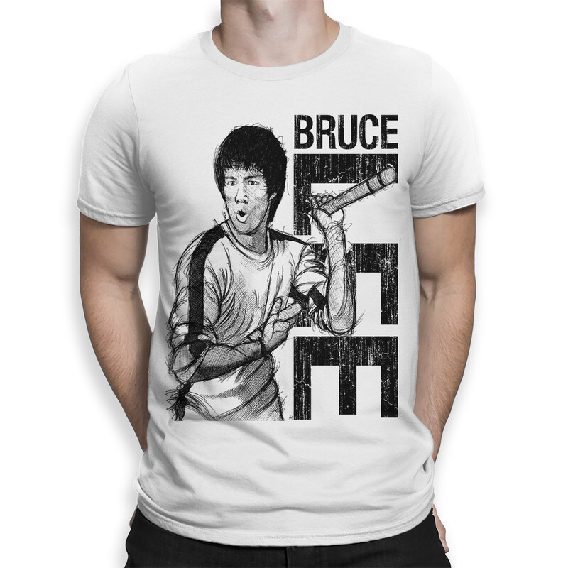

Футболка мужская Dream Shirts Брюс Ли 555842222 белая XS, Брюс Ли 555842222