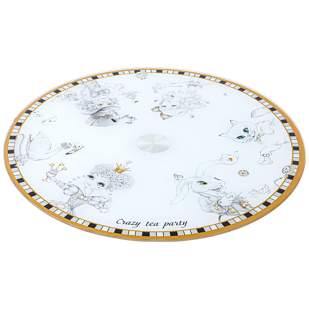 

Тортовница вращающаяся Agness 357-244 wonderland 32х32х3 см