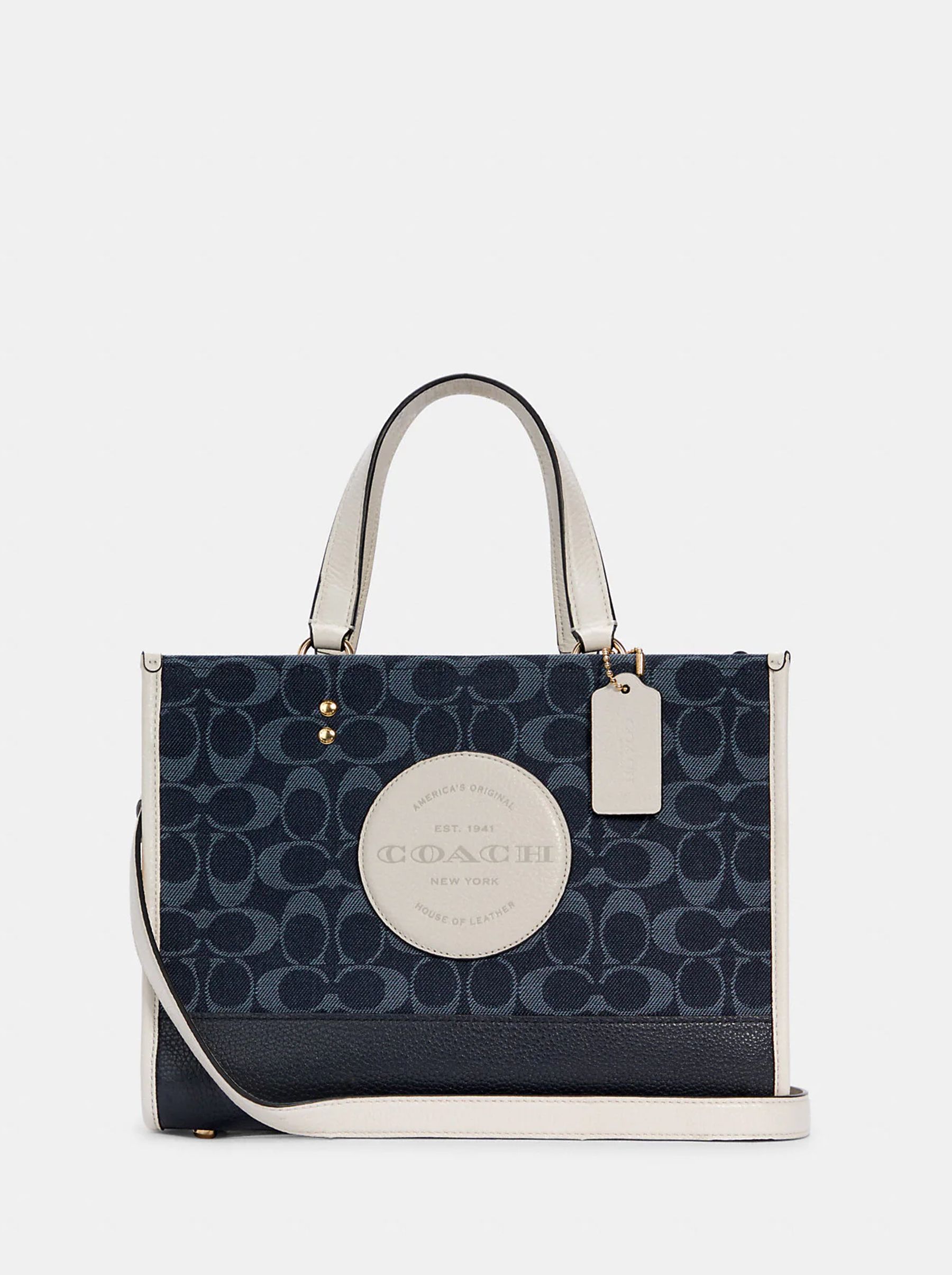

Сумка женская Coach Dempsey Carryall_CH0121 синяя, Розовый, Dempsey Carryall_CH0121