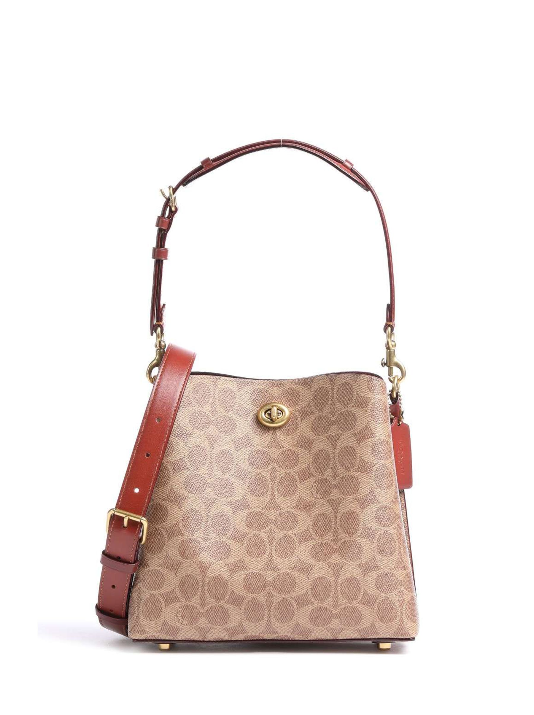 

Сумка женская Coach Willow Bucket_CH0112 бежевая, Черный, Willow Bucket_CH0112