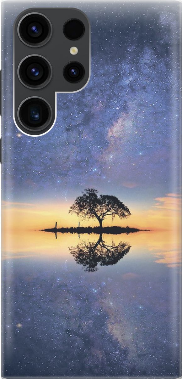

Чехол на Samsung Galaxy S23 Ultra с принтом "Звезды и ночь", Голубой;желтый, 158342