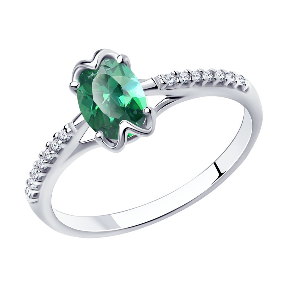 

Кольцо из серебра с фианитом р. 17,5 Diamant 94-110-00704-1, 94-110-00704-1