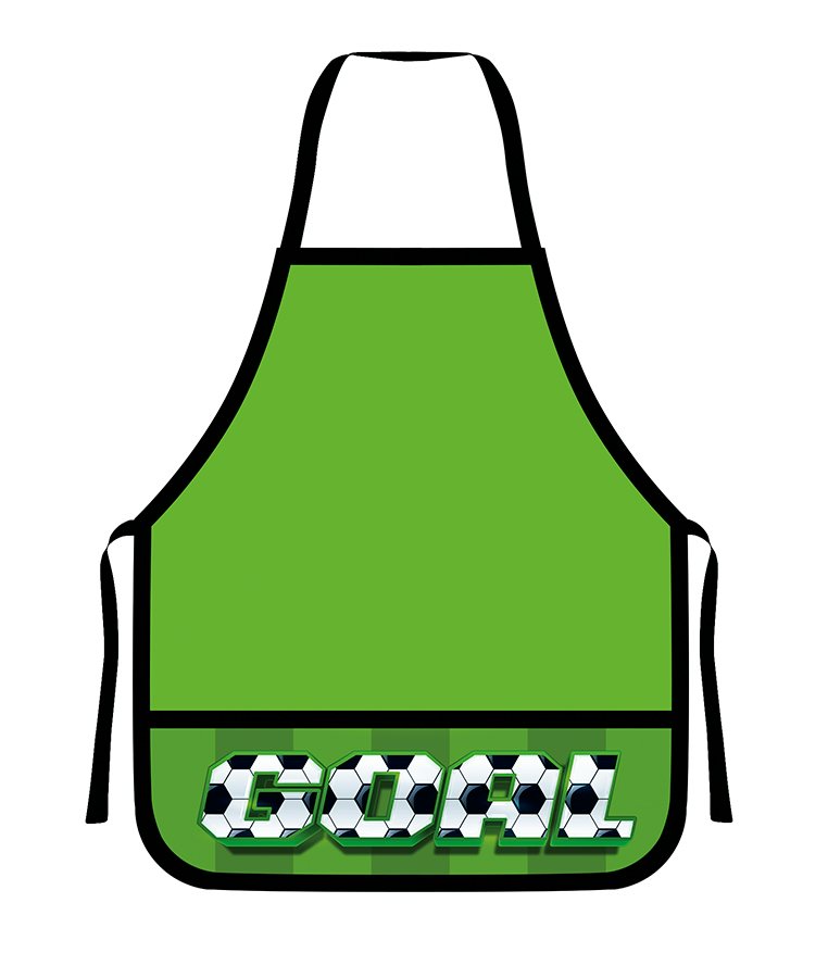 Фартук д/труда 48,5х39,5 Гол печать на карман. ФДТ-5 Пчёлка