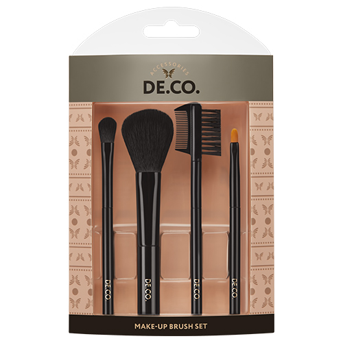 Купить Набор мини-кистей для макияжа DECO. 4 шт